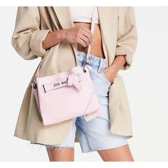 Steve Madden Handbags - Steve Maddens Pink Ice Belare crossbody Barbiecore